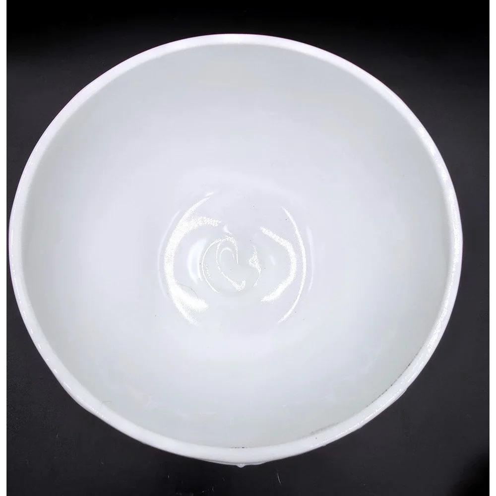 Harvest Grape Indianan Glass Vintage Milk Glass Hobnail Footed Compote Dish 70's